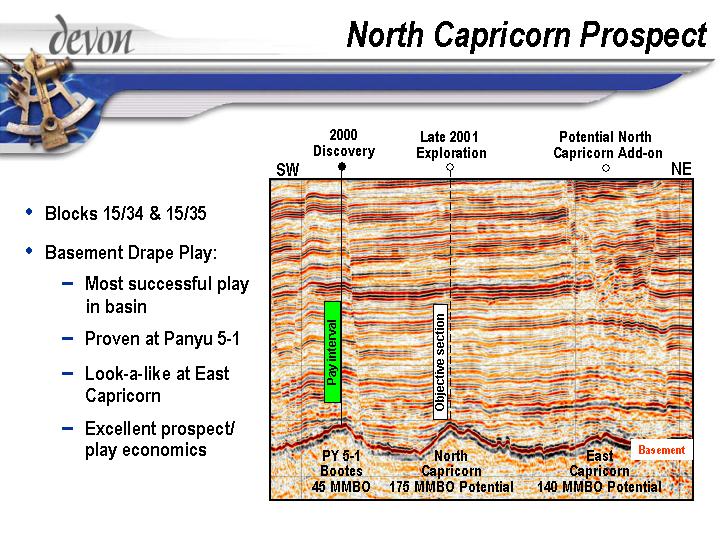 (NORTH CAPRICORN PROSPECT CONTINUED)