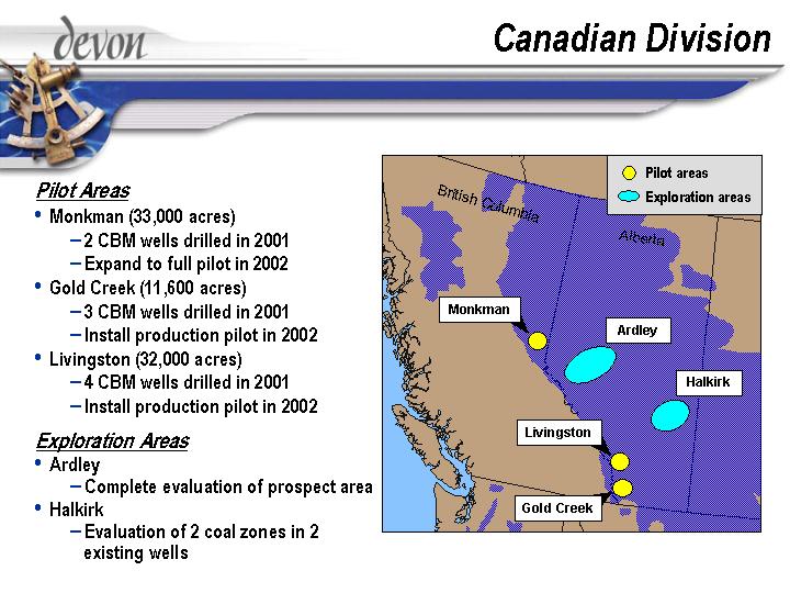 (CANADIAN DIVISION)