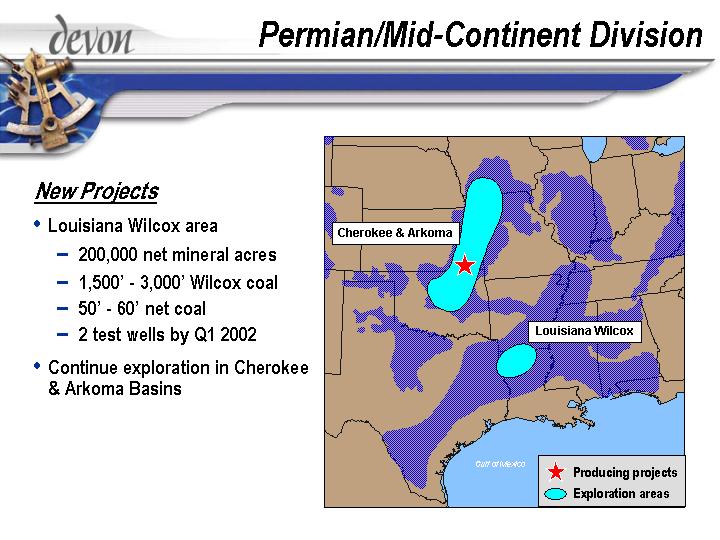 (PERMIAN/MID-CONTINENT DIVISION)