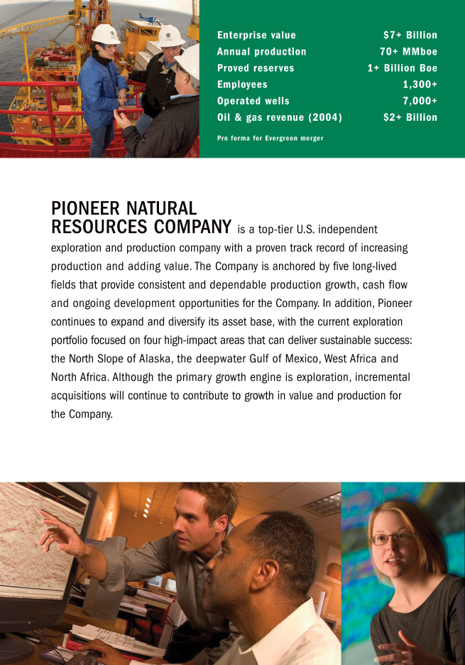 (PIONEER NATURAL RESOURCES COMPANY GRAPHIC)