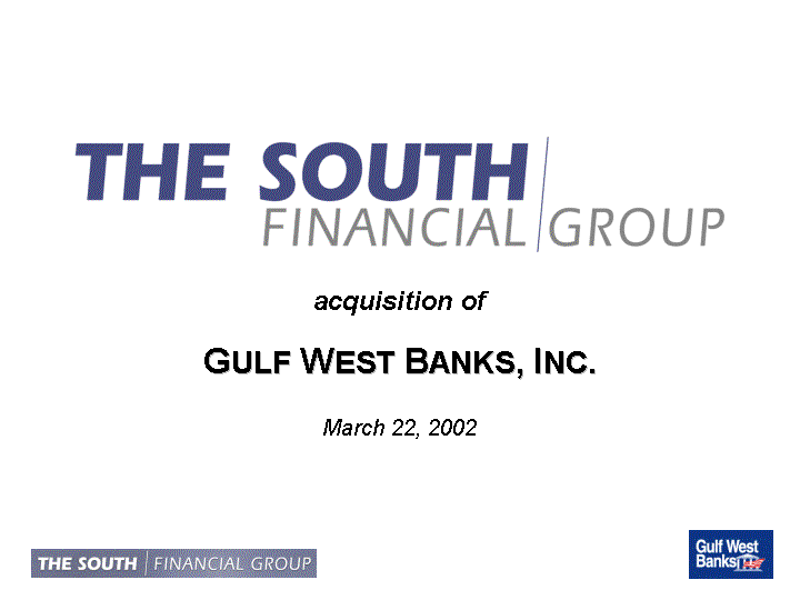 (The South Financial Group Front Cover)