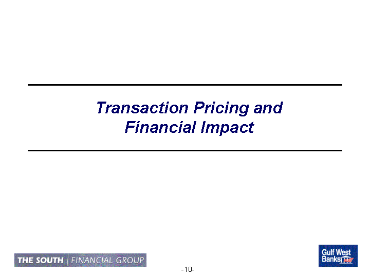 (Transaction Pricing and Financial Impact)