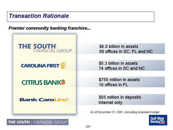 (Transaction Rationale)