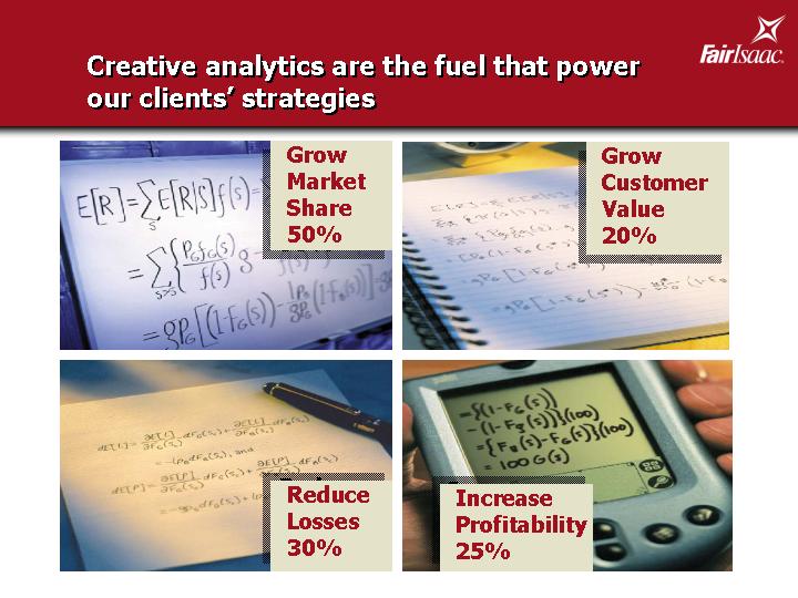 (CREATIVE ANALYTICS ARE THE FUEL THAT POWER OUR CLIENTS' STRATEGIES)