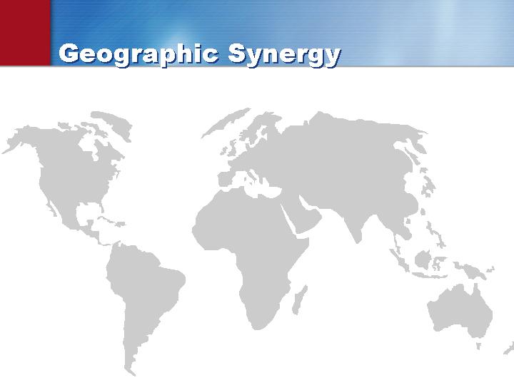 (GEOGRAPHIC SYNERGY)