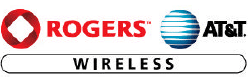 (ROGERS AND AT&T WIRELESS LOGOS)