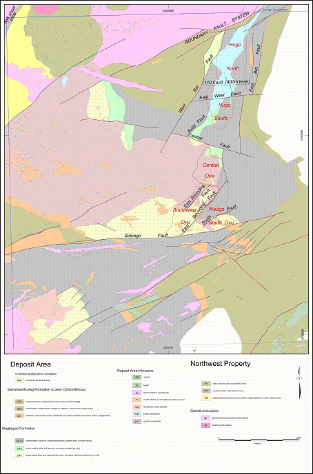 (OYU TOLGOI CONCESSION MAP)