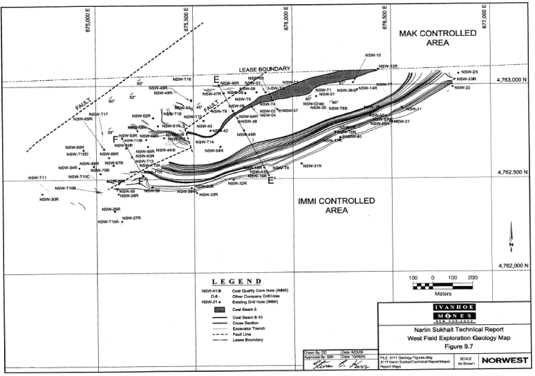 (WEST FIELD EXPLORATION GEOLOGY MAP)