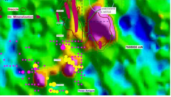 (RADIOMETRIC MAP OF AMETHYST CASTLE)