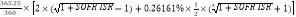 Formula:365.25360?2?1+SOFR ISR-1+0.26161%?12?41+SOFR ISR+1