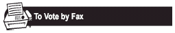 (VOTE BY FAX LOGO)