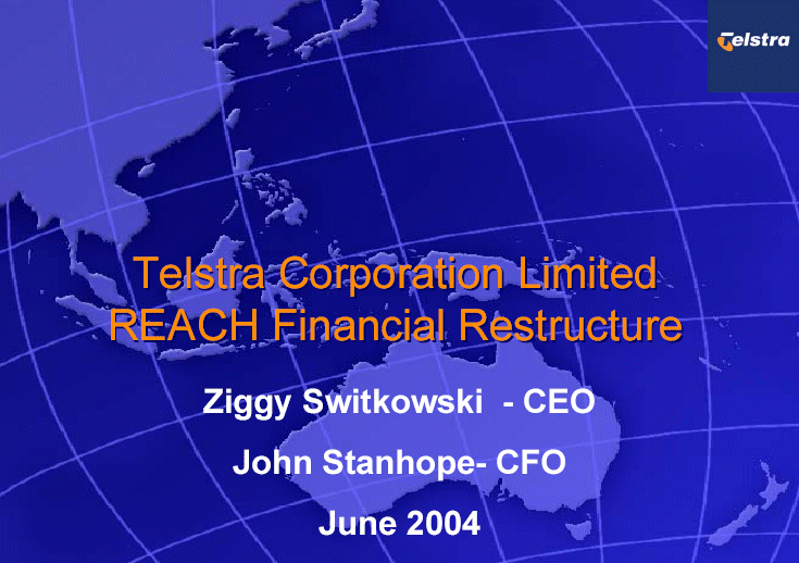 (TELSTRA CORPORATION LIMITED LOGO)