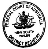 (FEDERAL COURT OF AUSTRALIA SEAL)