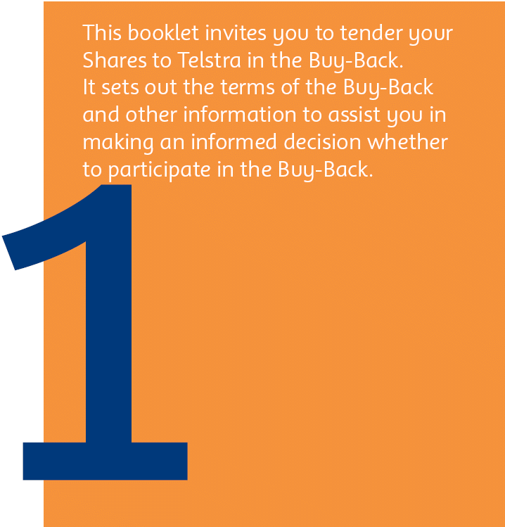 (1. DETAILS OF THE BUY-BACK AND TENDER PROCESS)