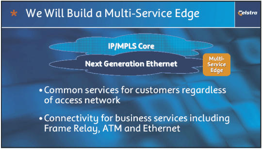 (WE WILL BUILD A MULTI-SERVICE EDGE)