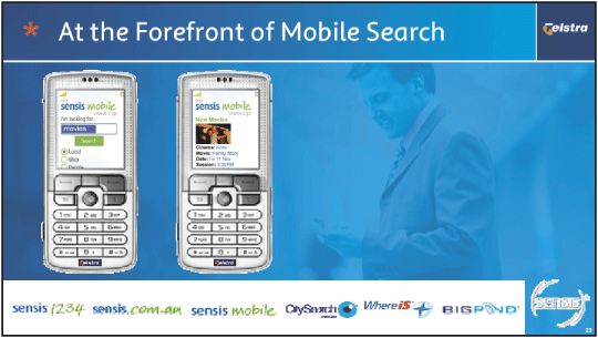 (AT THE FOREFRONT OF MOBILE SEARCH