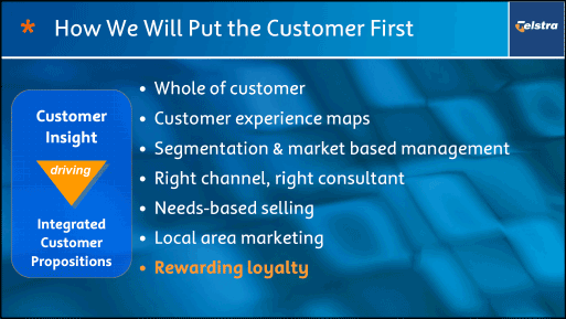 (HOW WE WILL PUT THE CUSTOMER FIRST)