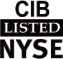 (CIB LISTED NYSE LOGO)