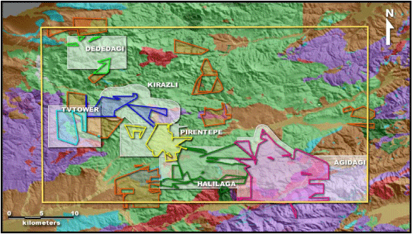 (LOCATION OF HALILAGA AND ADJACENT PROPERTIES LOGO)