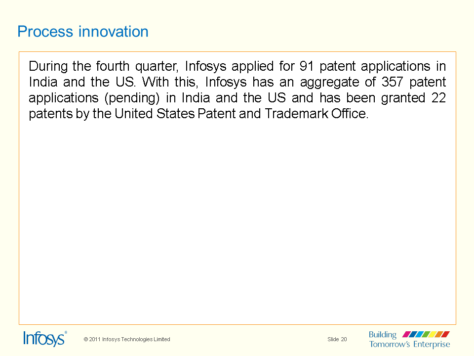 Presentation slide 20