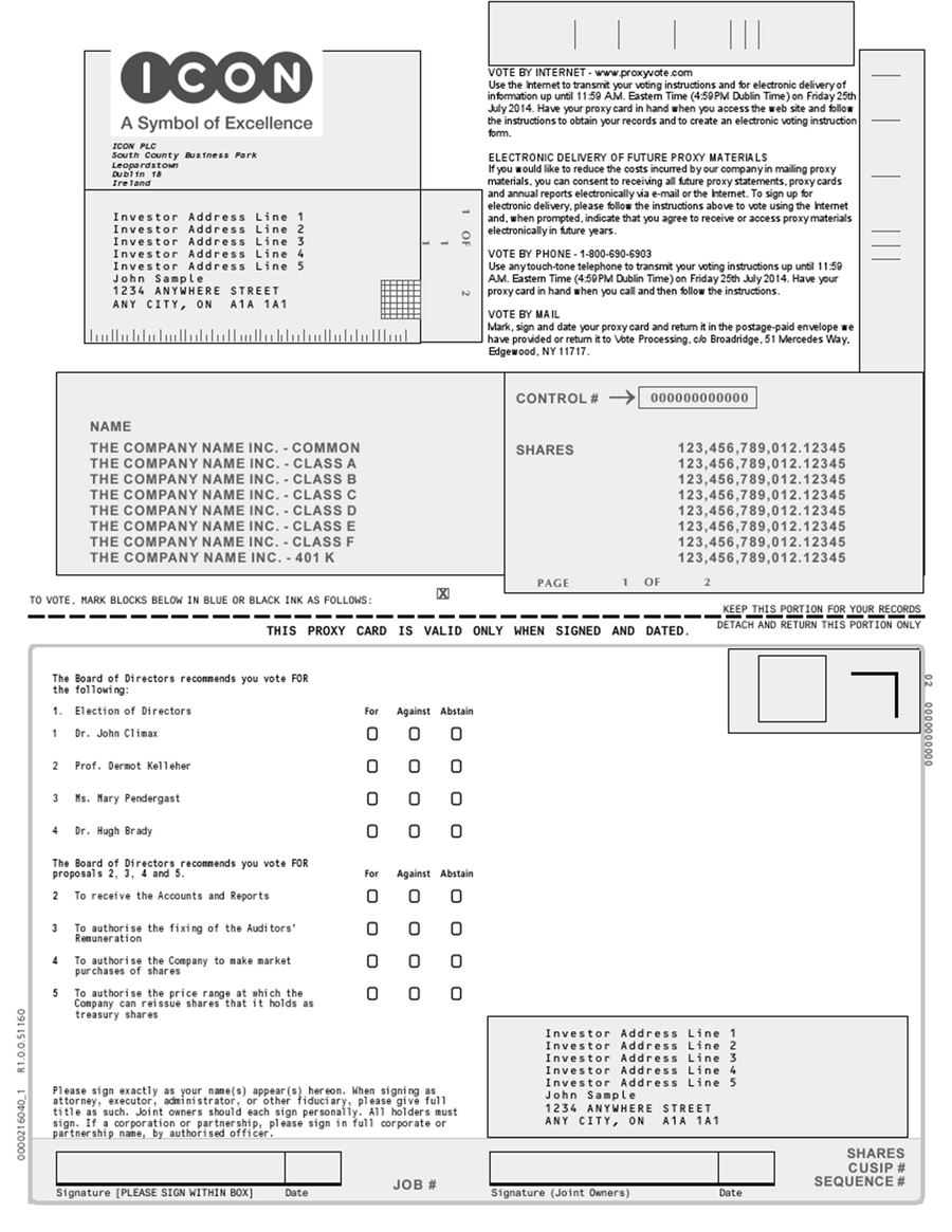 Proxy Card