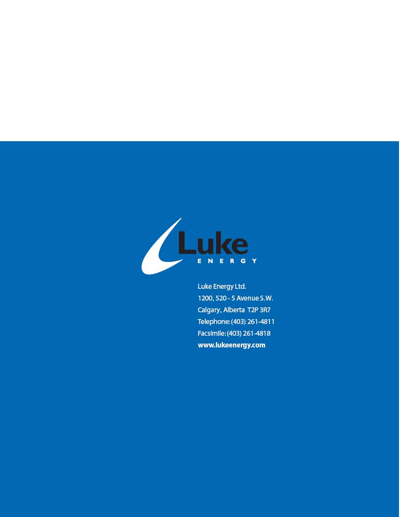 Luke Energy Back Cover