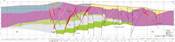 "Figure 4: SW-NE Section across the Bajo Negro ??? Silica Cap ??? Vein Zone system. (CNW Group|Goldcorp Inc.)"