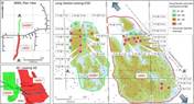 Figure 6: Upper Cochenour UMZ long section, looking east, showing Q2-2018 intercepts in UMZ1 & 61 mineralized zones. Contouring is coloured by grade x true width (m). (CNW Group|Goldcorp Inc.)