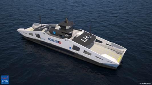 Norled ferry to be powered by a hybrid combination of Ballard fuel cell modules together with batteries (CNW Group|Ballard Power Systems Inc.)