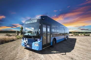 Global Bus Ventures first Fuel Cell Electric Bus, powered by a Ballard FCmove?? fuel cell module, is planned to be deployed with Auckland Transport in New Zealand (CNW Group|Ballard Power Systems Inc.)