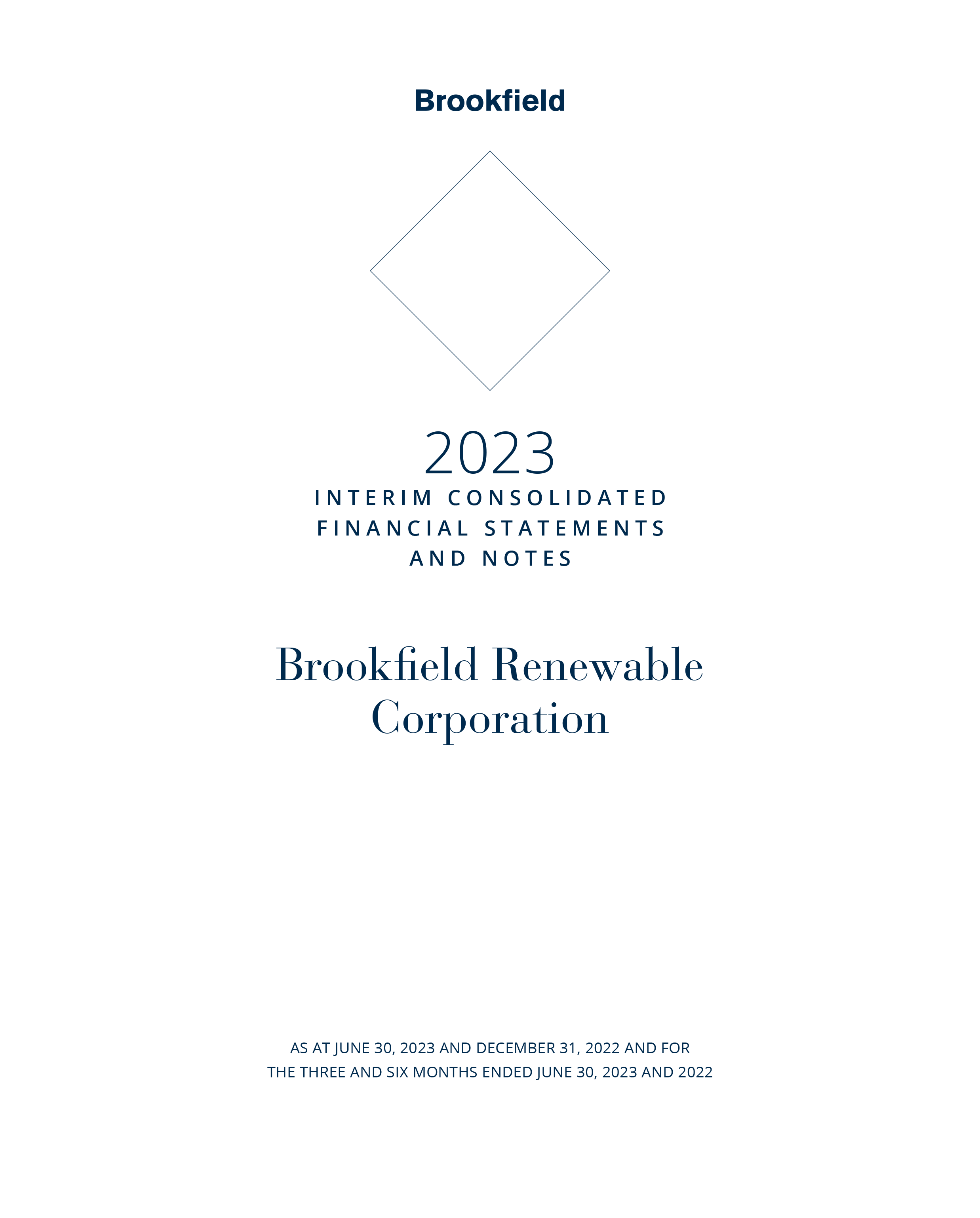 BEPC Q2 2023 Interim Consolidated Report Front Cover.gif