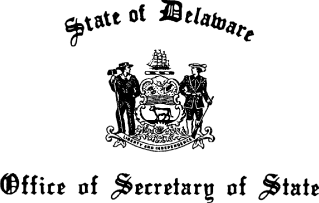 (STATE OF DELABARE LOGO)