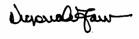 Victoria Faw signature