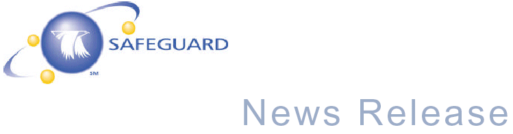 (SAFEGUARD NEWS RELEASE LOGO)