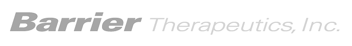 (BARRIER THERAPEUTICS, INC. LOGO)