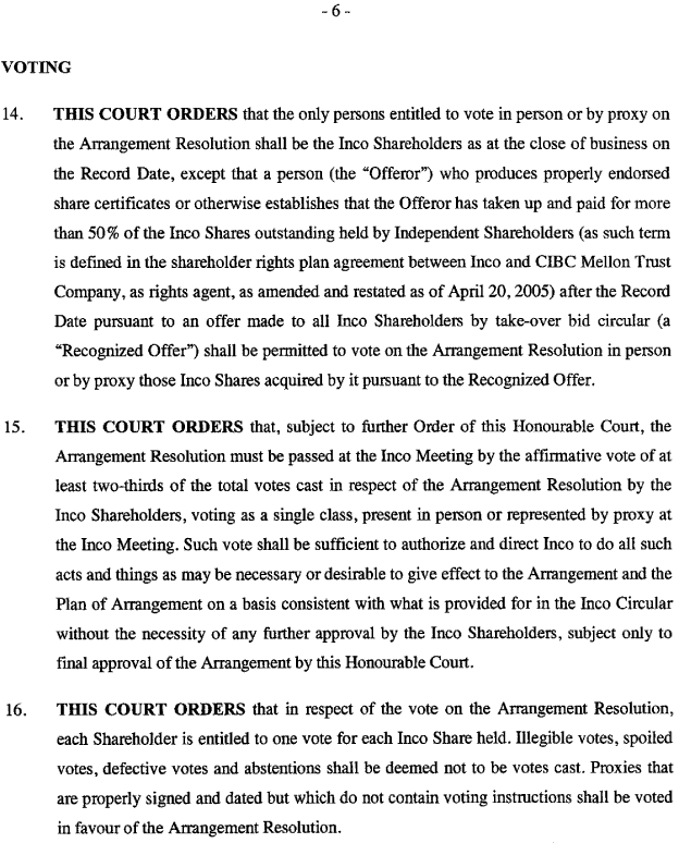 (COURT ORDER, PAGE 6)