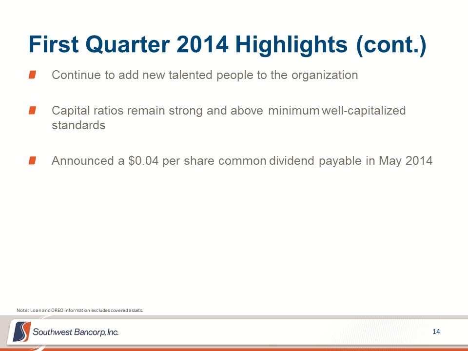 M:\Finance\KC Share\Regulatory Reporting\SEC\2014\Q2 2014\Investor Presentations\1Q 2014 Investor Presentation 5.2014 - Final\Slide14.PNG