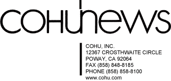 (COHUNEWS LETTERHEAD)