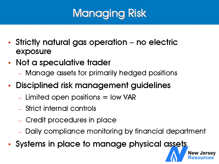 (MANAGING RISK)