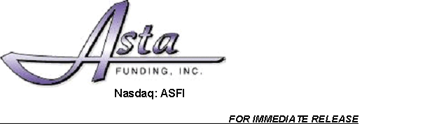 (ASTA FUNDING, INC. LOGO)