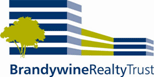 (BRANDYWINE REALTY TRUST LOGO)