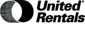 (UNITED RENTALS LOGO)