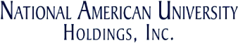 (NATIONAL AMERICAN UNIVERSITY HOLDINGS, INC. LOGO)