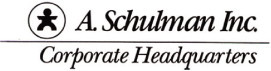 (A. SCHULMAN LOGO)