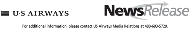 (US AIRWAYS LETTERHEAD)