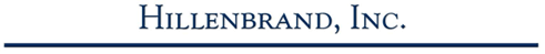 (HILLENBRAND, INC. LOGO)