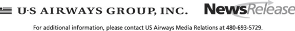 (U.S AIRWAYS GROUP, INC LOGO)