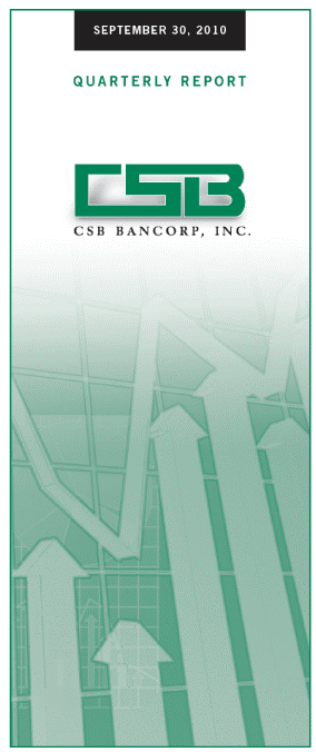 (CSB BANCORP, INC LOGO)