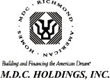 (M.D.C. HOLDINGS, INC. LOGO)