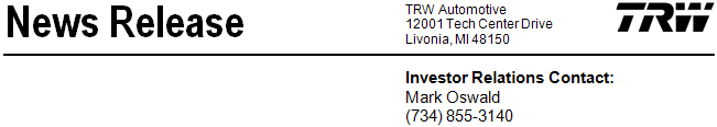 TRW Automotive Holdings Corp.